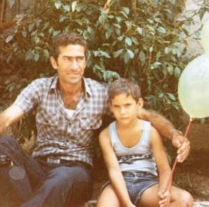 Kimchy father and son in 1981