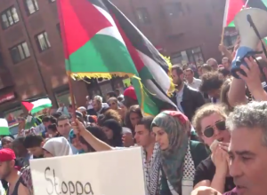 Anti-Israel protest in Malmo, Sweden (Photo: legalinsurrection.com)