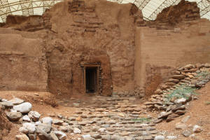 Ancient gate at Tel Dan