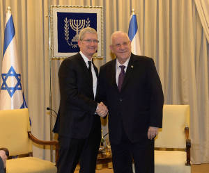 Rivlin and Tim Cook