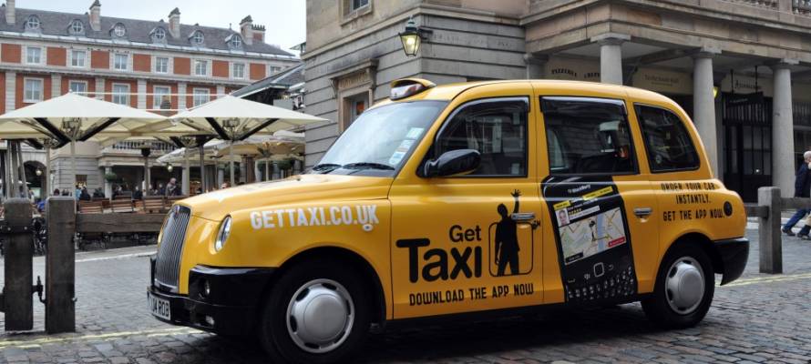 Use an Israeli app to hail a UK taxi.