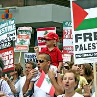 Anti-Israel protest.