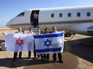 The MDA team before takeoff. (MDA)
