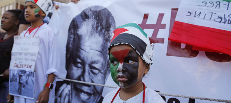 South Africa Palestinian Protest