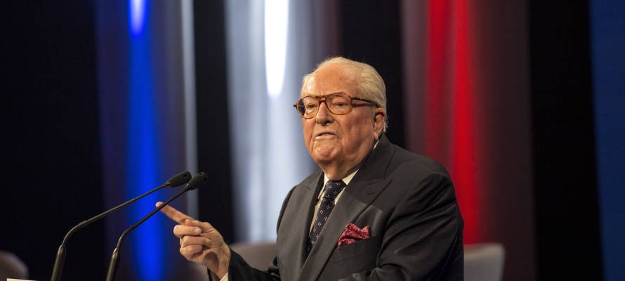 French far-right Front National former leader Jean Marie Le Pen