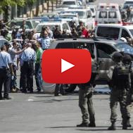 .Jerusalem Car Terror Attack Crime Scene