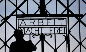 Germany Holocaust Dachau Gate