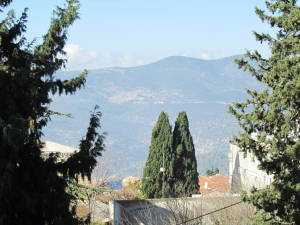 View of Meron landscape from Safed