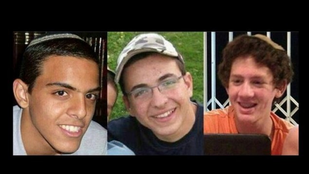 3 kidnapped Israeli teens