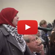 Musim Student is Put in Her Place by Jewish Professor