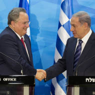 Nikos Kotzias, Benjamin Netanyahu