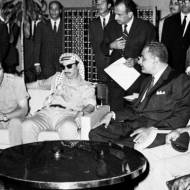 Muammar Gaddafi, Yasser Arafat, Gamal Abdel Nasser and King Hussein I in 1970. Photo: imgur.com (labeled for reuse)