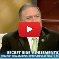 Iran Nuclear Deal Secret Side Deals Pompeo