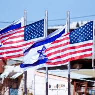 israeli-american-flags