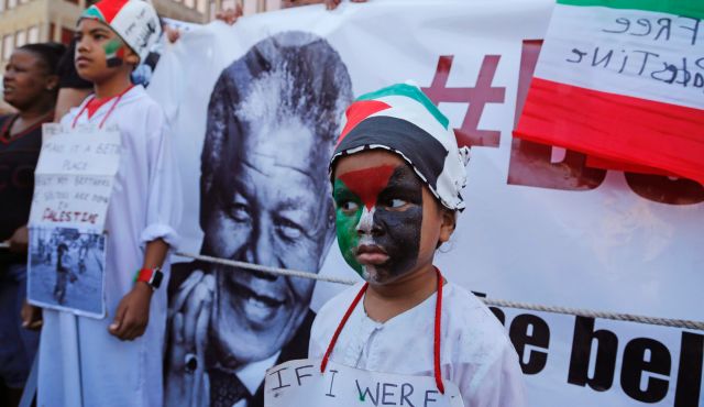 Pro-Palestinian rally in South Africa