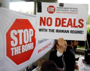 Stop Iran demo