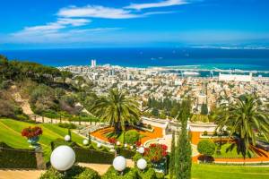 Bahai Gardens in Haifa, Israel