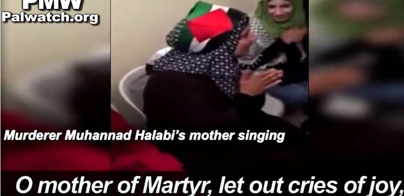 Cries of Joy From Mother of Dead Terrorist Who Killed Two Israelis