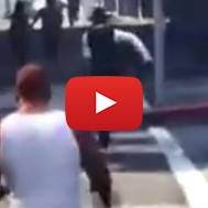 Palestinian Man Chases Jew and Murders Him on the Street in Radio Bethlehem 2000 Video