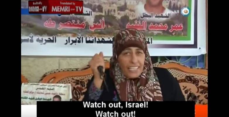 Palestinian Mother Threatens Terror Attacks After Her Son Is Killed Trying to Murder Jews in Israel
