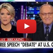 Alan Dershowitz Spoke on Kelly File with Megyn Kelly Regarding Anti-Semitism and Thought Control on North American Campuses