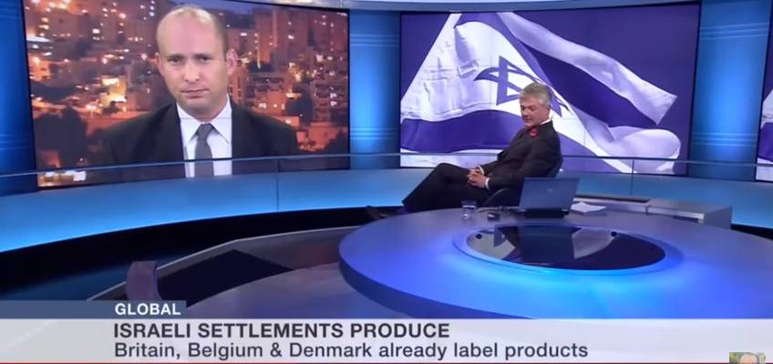 Naftali Bennett Grilled by BBC Over Israeli Settlements and EU Decision to Label Israeli Products