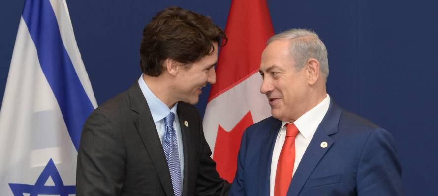 PM Netanyahu and Canadian PM Trudeau