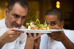 Chef Itzik Barak and Chef JJ Taste of Waldorf Astoria