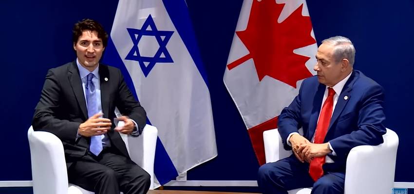 Prime Minister Netanyahu Meets with Canadian Prime Minister Justin Trudeau