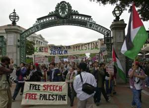 Anti Israel campus demo