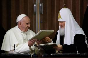 Pope Francis Patriarch Kirill