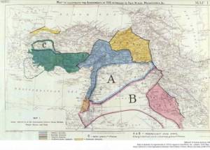 Sykes-Picot map